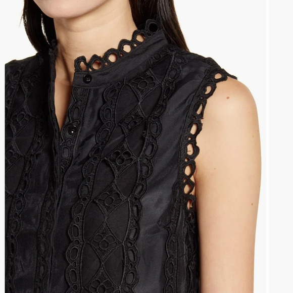 Endless Rose CROCHET MINI DRESS organza dark romantic dark feminine boho - Picture 3 of 12